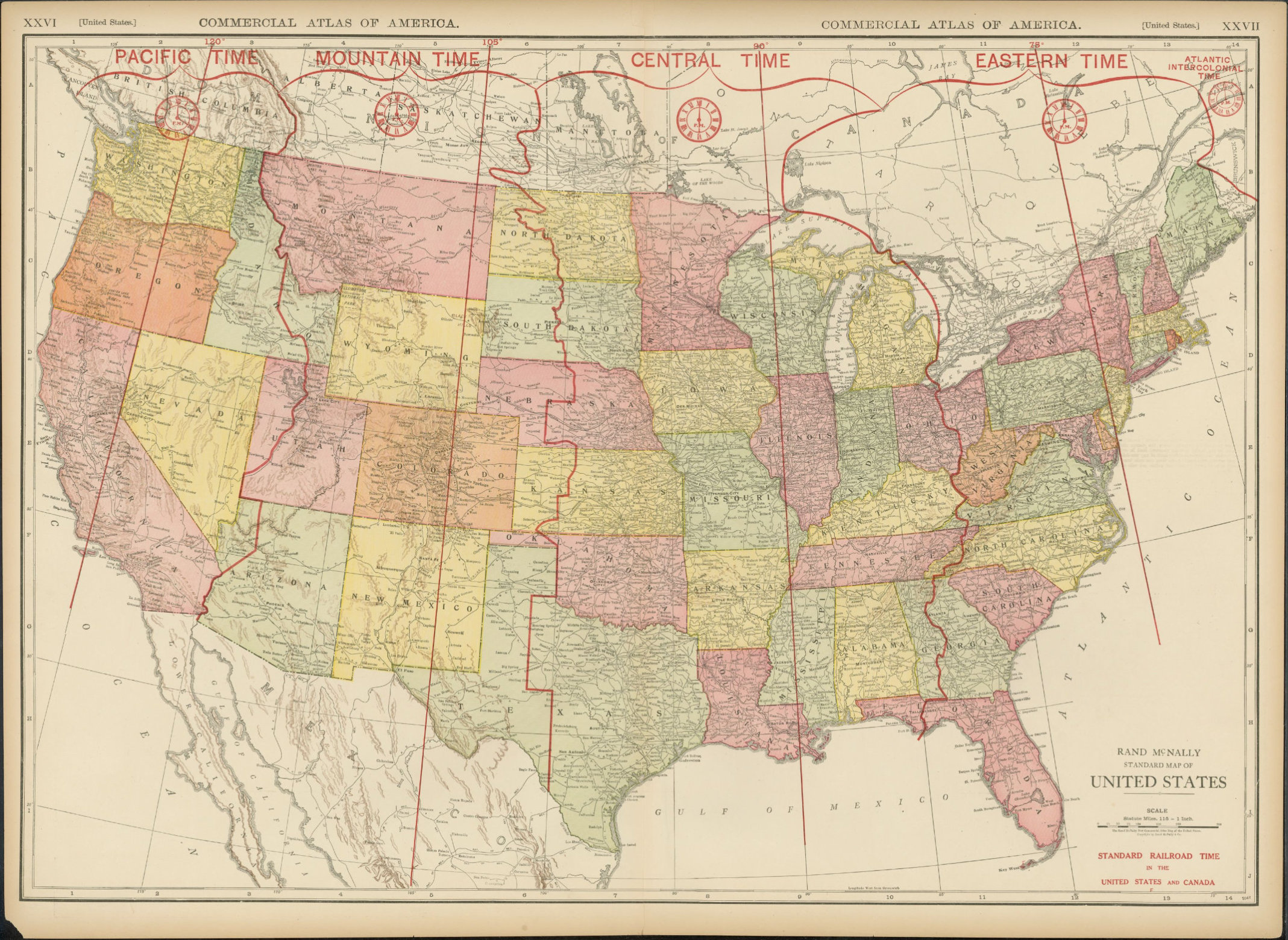 history 1921 map usa time zones