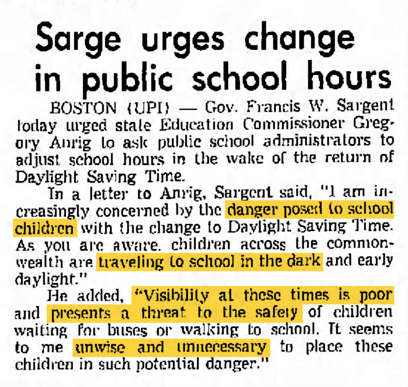 history 1974 01 09 massachusetts boston news sarge urges change in public school hours