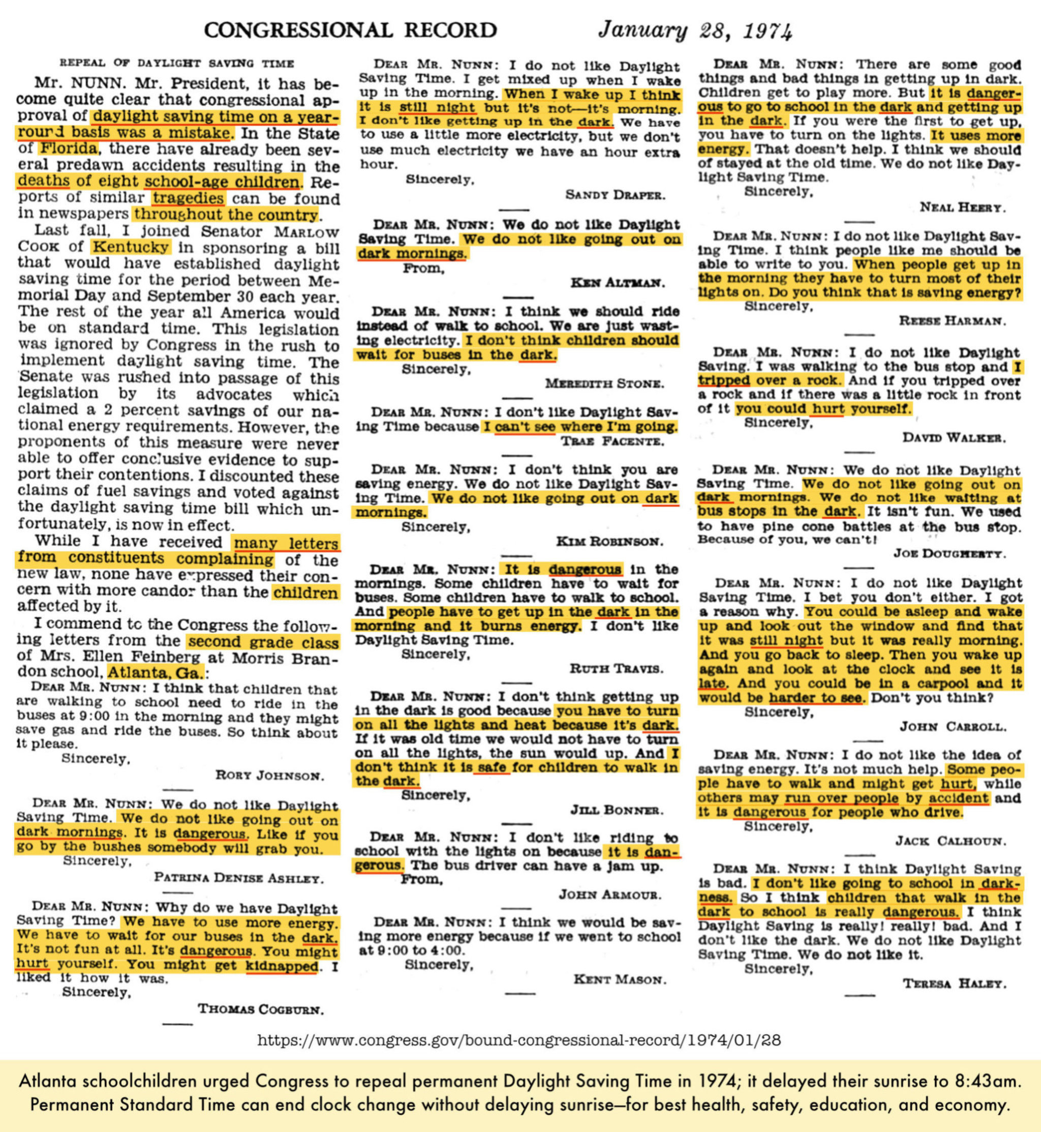 history 1974 01 28 congress us sen samuel nunn georgia students