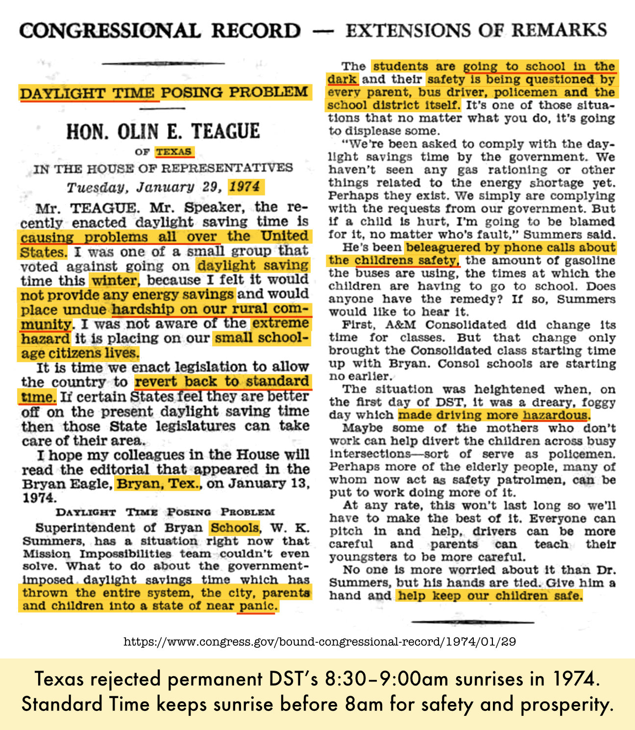 history 1974 01 29 congress us rep olin teague texas