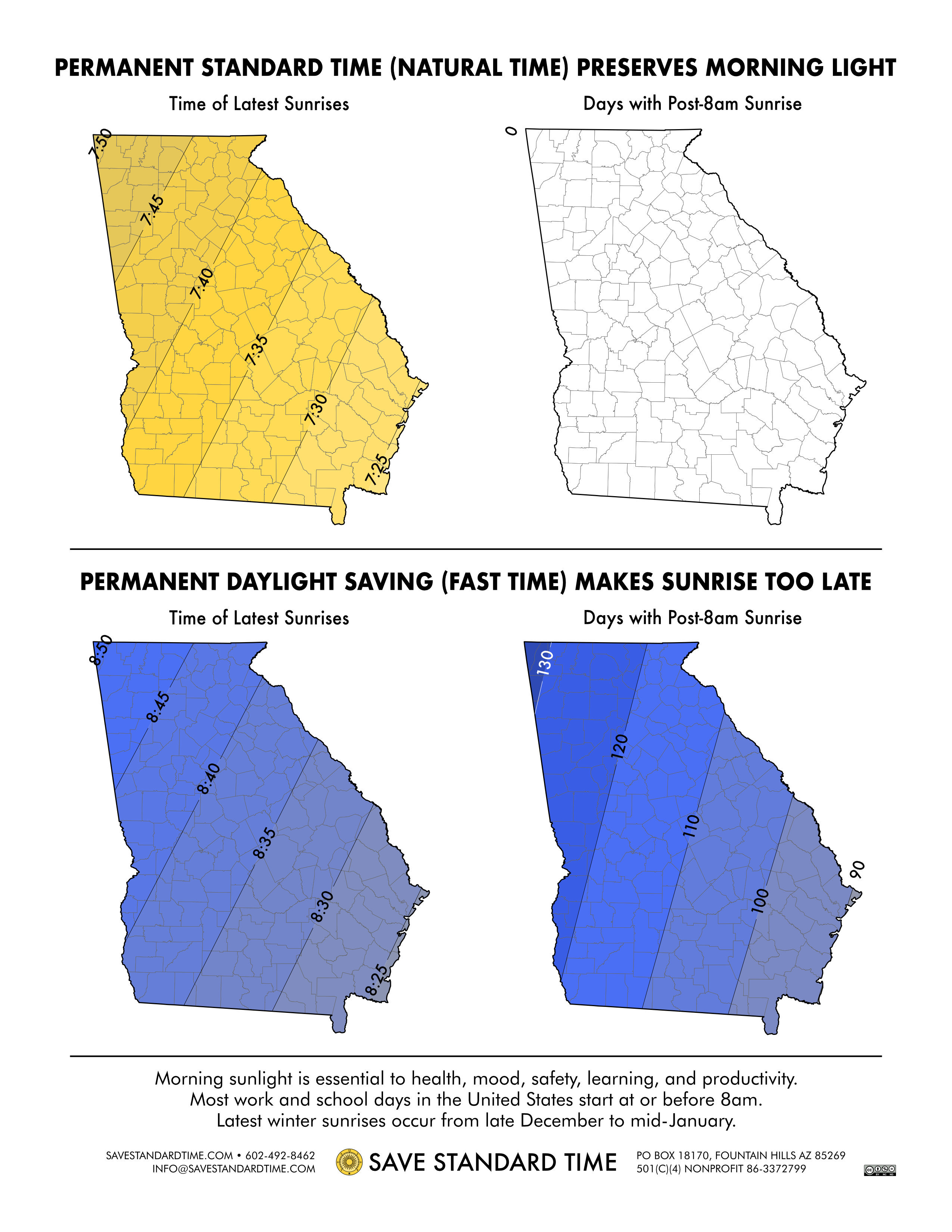 info map sunrise times georgia