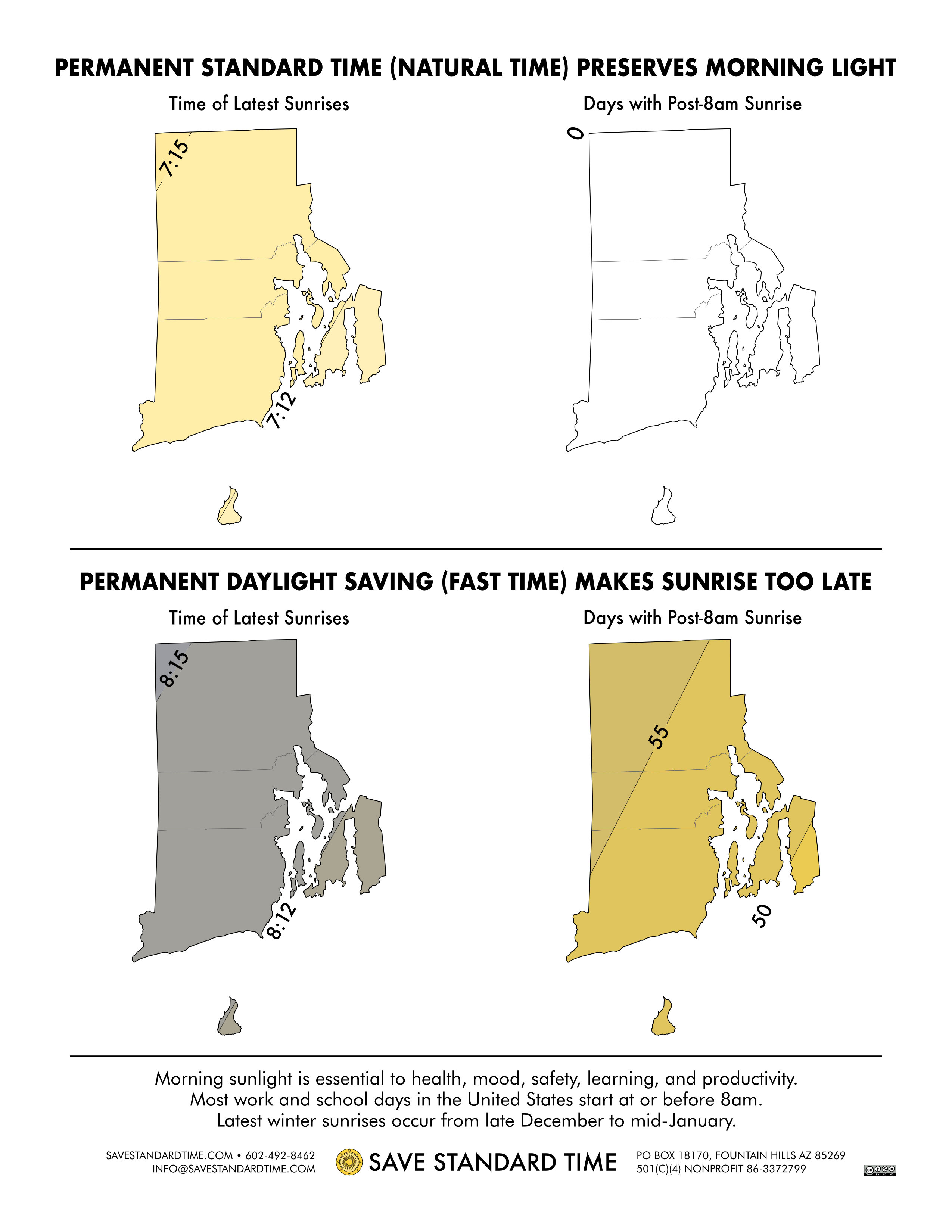 info map sunrise times rhode island