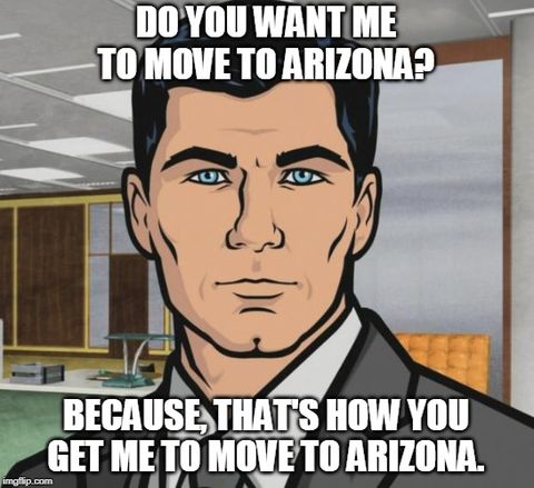 meme archer arizona dst pst