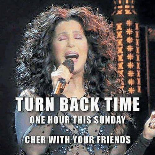 meme cher turn back time