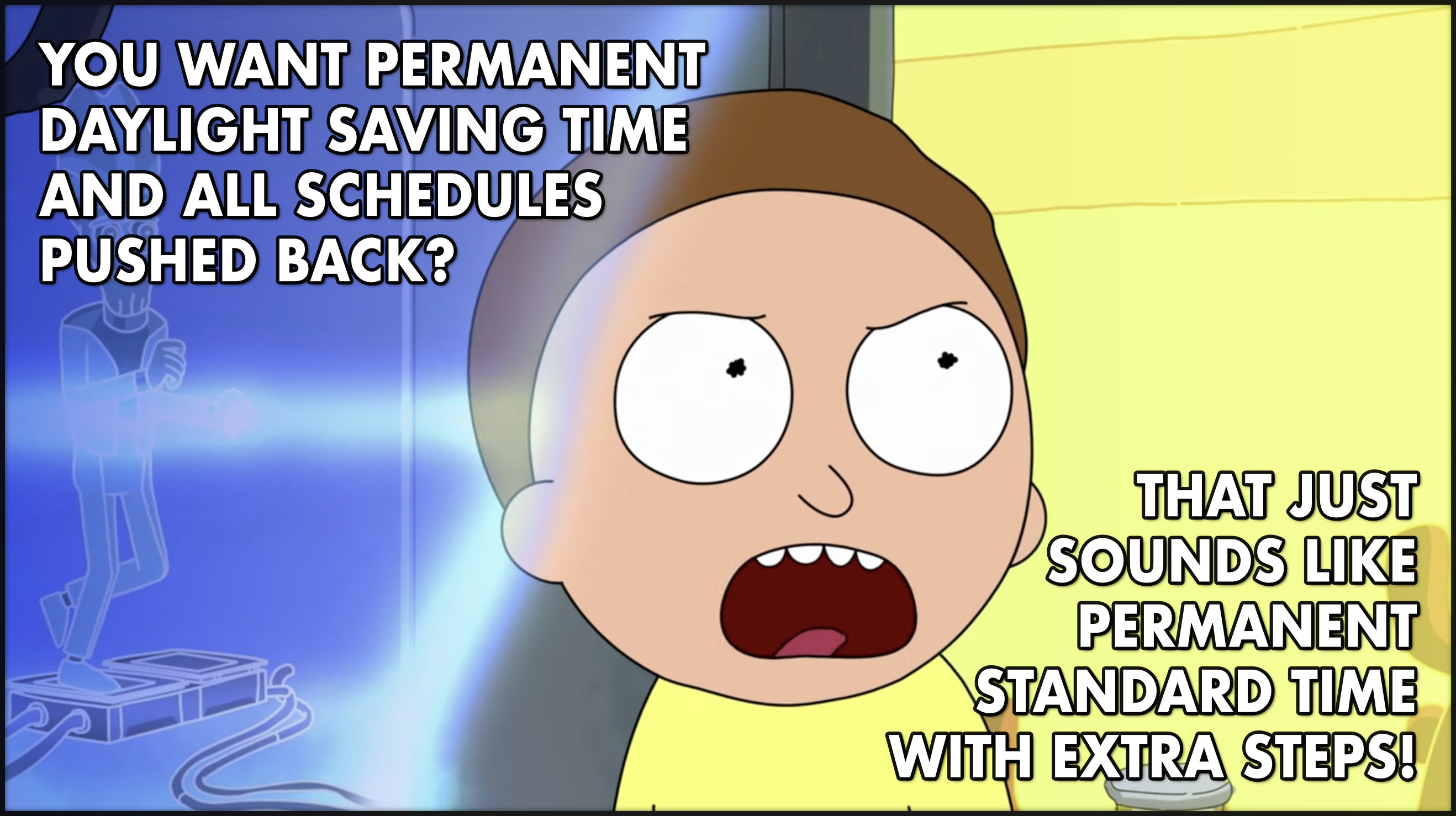 meme rick morty pdst pst extra steps