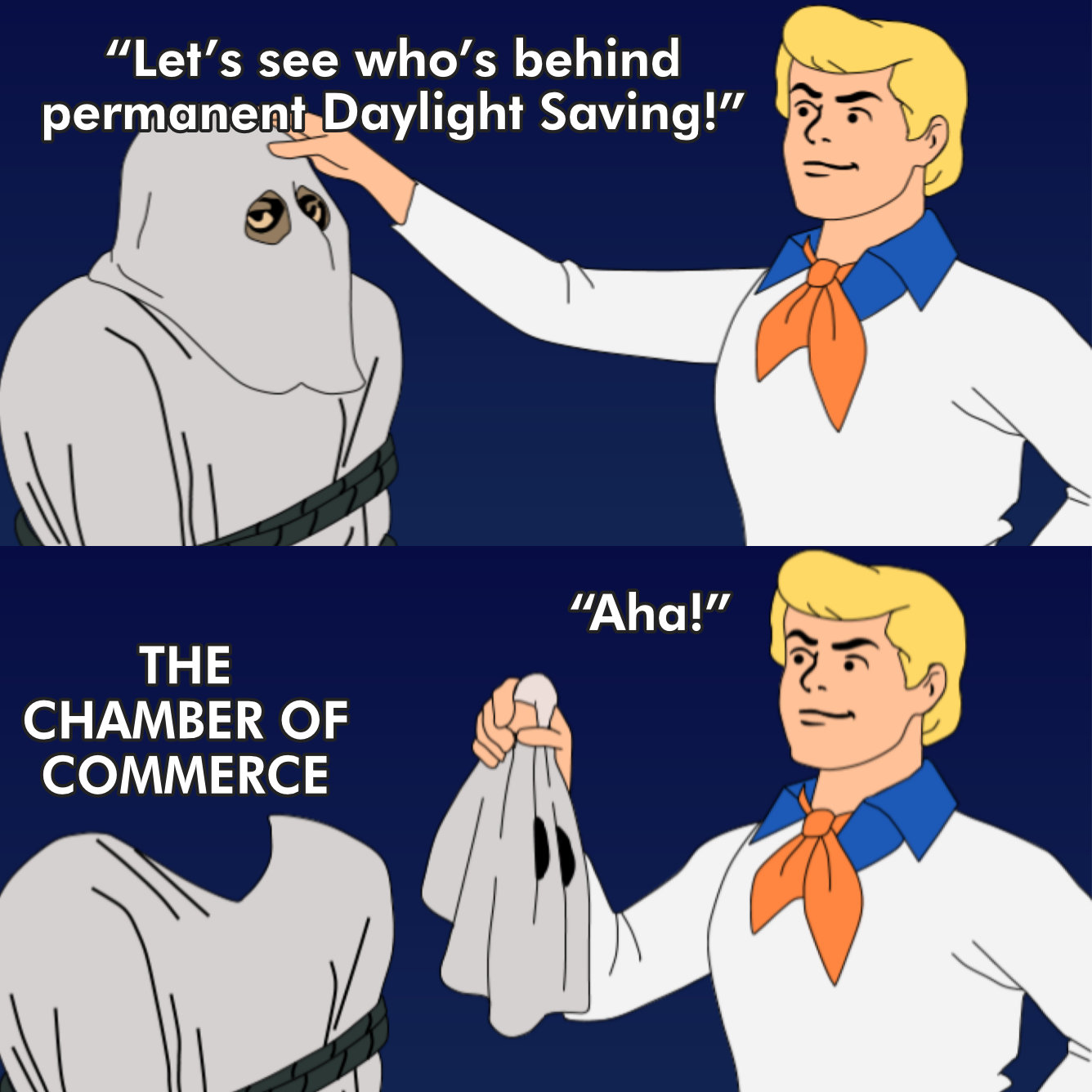 meme scooby doo fred pdst chamber commerce