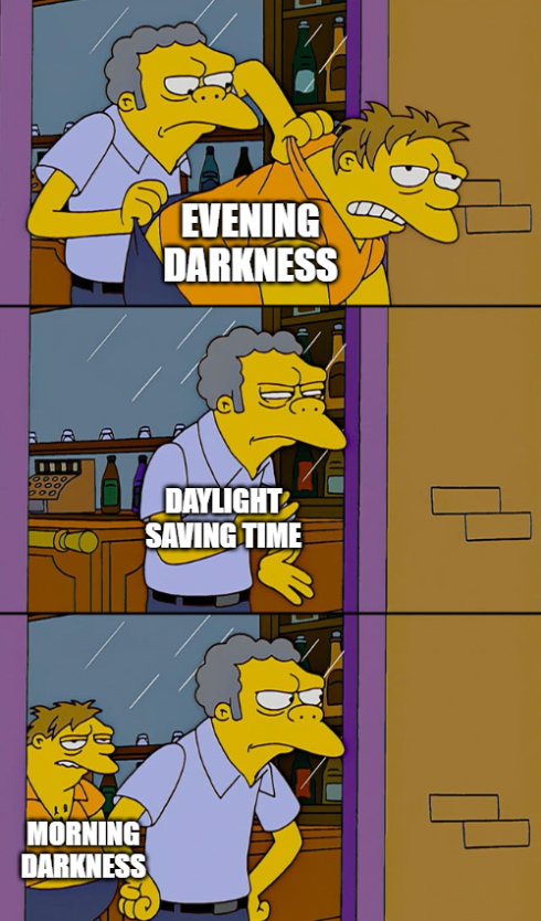 meme simpsons moe barney bar dst darkness