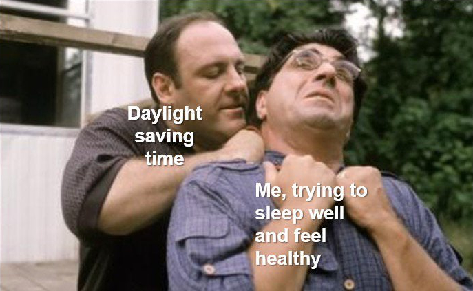 meme sopranos strangle dst sleep