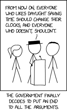 meme xkcd daylight saving choice