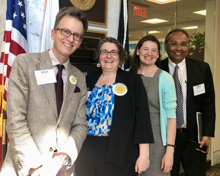 Photo of Save Standard Time and the American Academy of Sleep Medicine in the Senate Offices of the District of Columbia