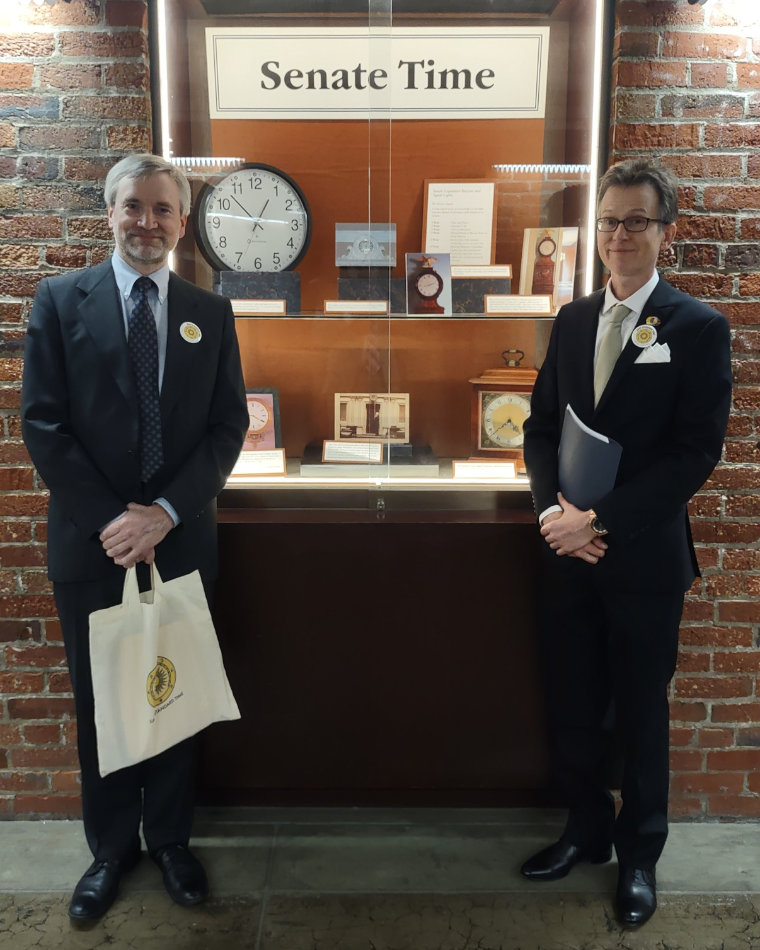 Photo of Save Standard Time and the “Senate Time” Display in the District of Columbia